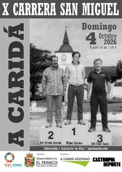 Cartel de X Carrera Popular San Miguel 2026